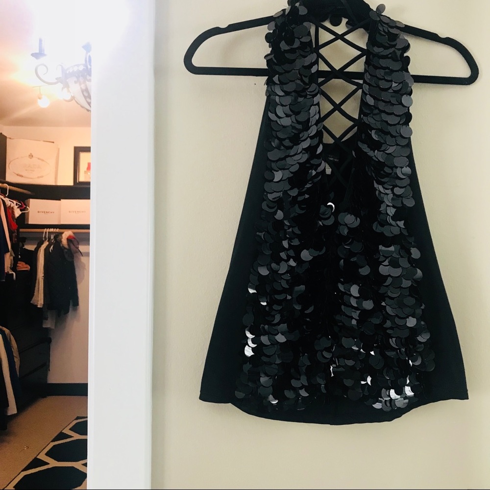 Sequin top